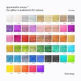 Hemway Turquoise Blue Holographic Glitter Ultrafine 130g Shaker view 5