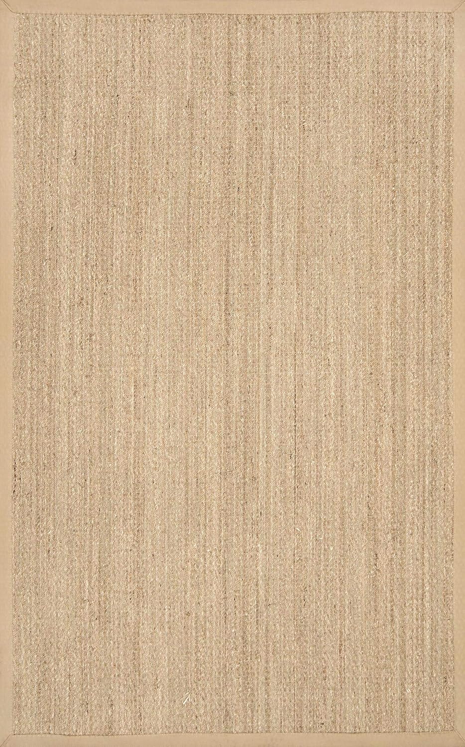 nuLOOM Elijah Farmhouse Seagrass Area Rug, 5' x 8', Beige, 152 x 244 cm (Rectangular) - Image 3