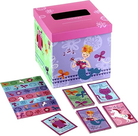 Amazon Com Hallmark Girls Valentines Day Cards For Kids And