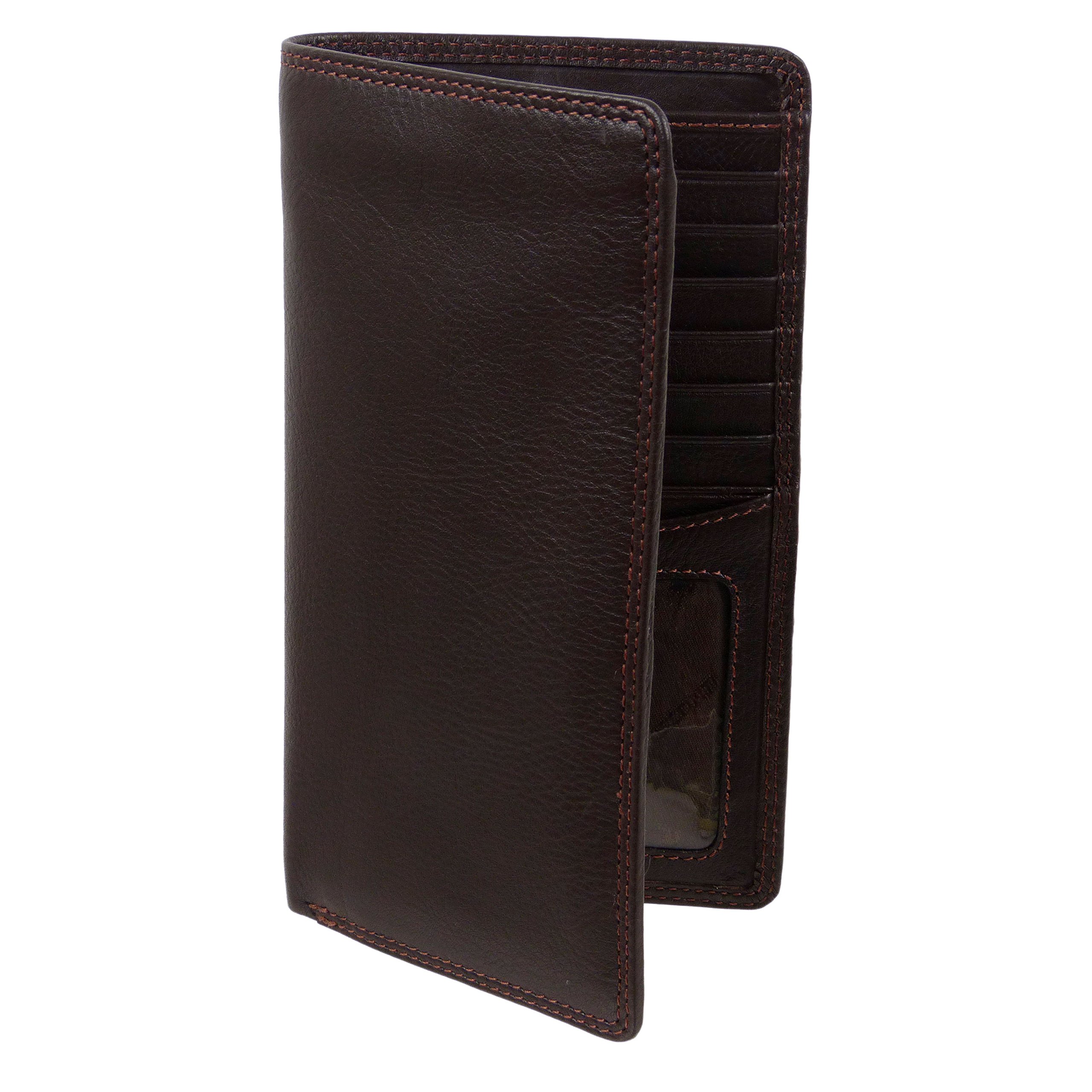 Visconti Mens Quality Slim Leather Suit Wallet Gift Boxed Jacket