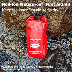 WELL-STRONG Waterproof First Aid Kit Roll Top Boat