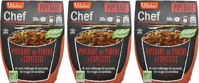 Vitabio Chef Plat Cuisine Bio Vegetarien Piperade Au Piment D
