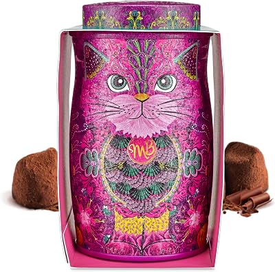 Monty Bojangles Cocoa Dusted Chocolate Truffles Kit Tin Persian Pink 36g