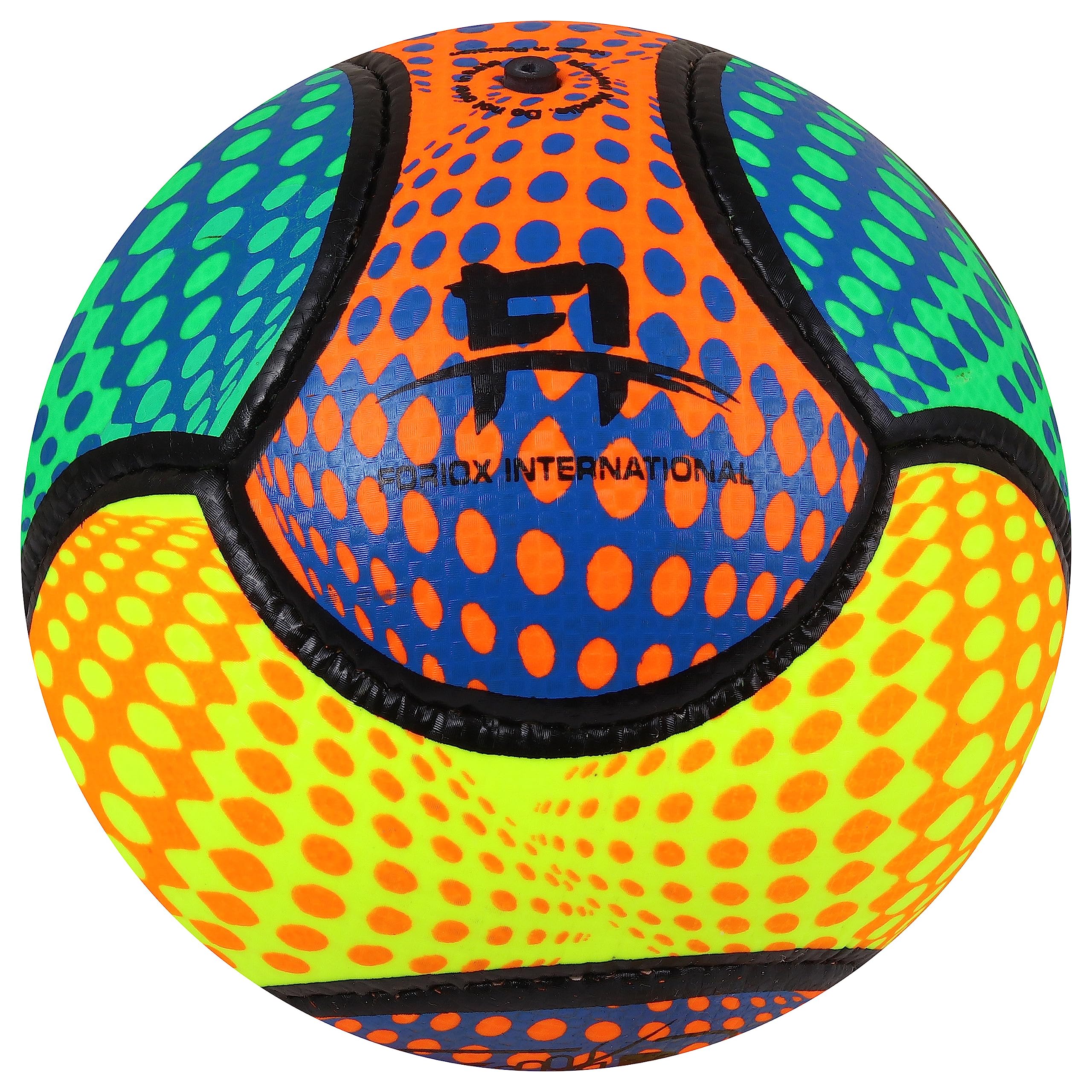 Foriox International Toddler Football, Size 2 Kids Lighter-weight 6 Panel Multicolor Training ball for Boys/Girls, Garden Outdoor Yard Lawn 2 3 4 5 6 Years (Size 2, Multi-Color)