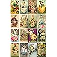 Vintage Victorian Easter Cards Collage Sheet # 103 for Art, Scrapbooking, Altered Art