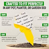 Super Ninja Fungus Gnat Killer 10 Pack Yellow Sticky Traps Indoor Plants view 5