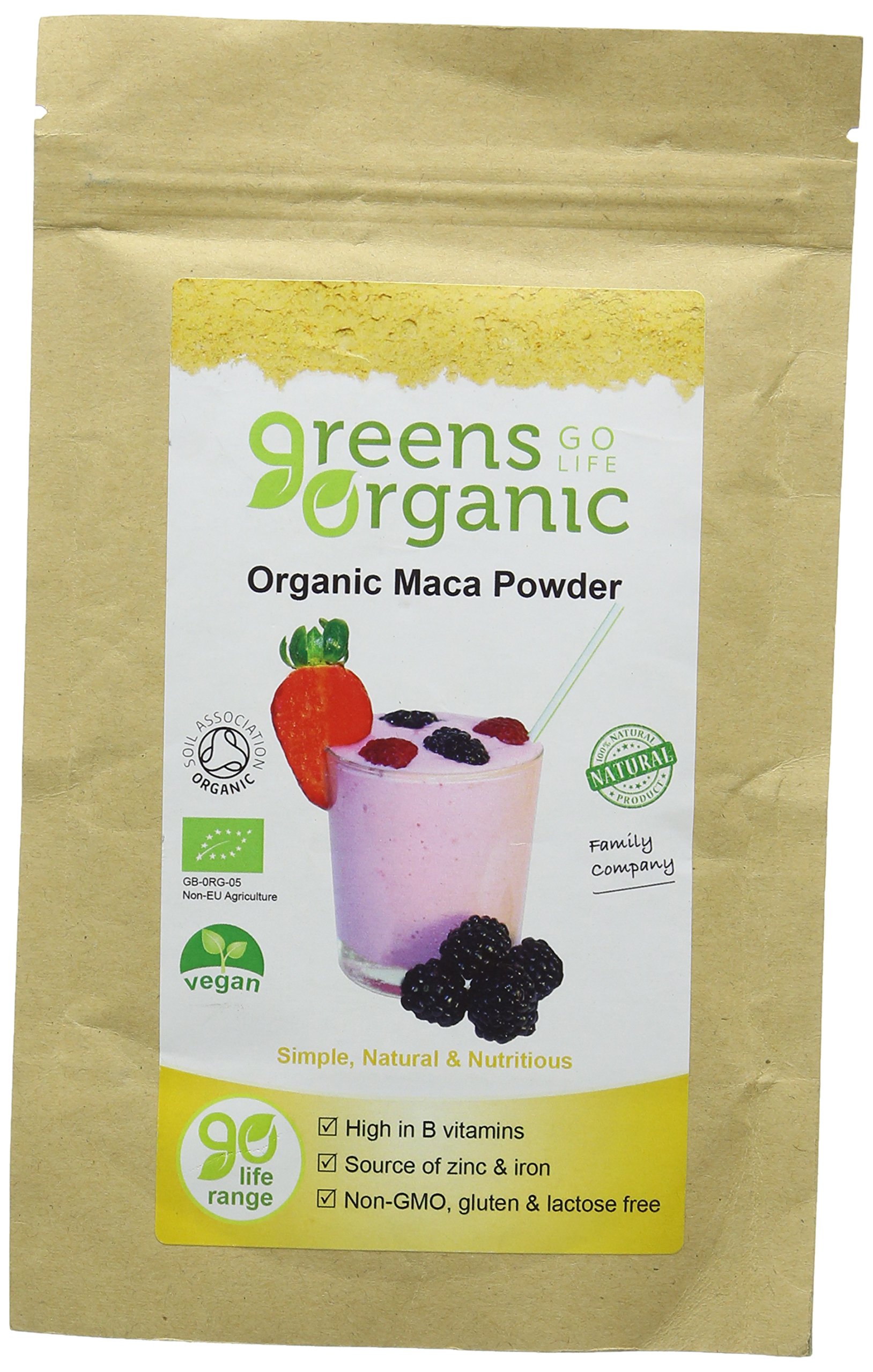 GOLDEN GREENS ORGANIC Organic Maca Powder 100g (PACK OF 1)