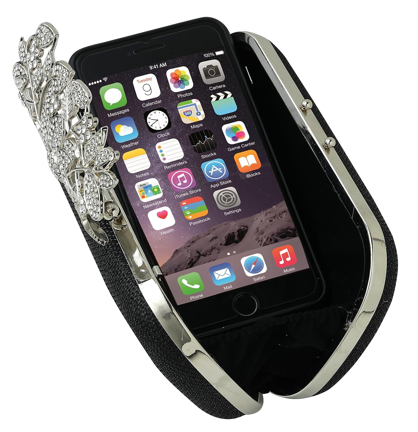 para women's clutch (lhw,black)