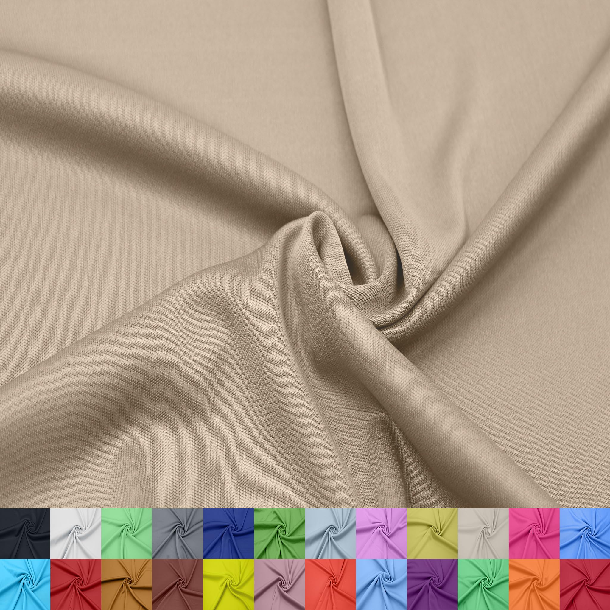 Texco Inc 60" Wide 100% Polyester Interlock Lining