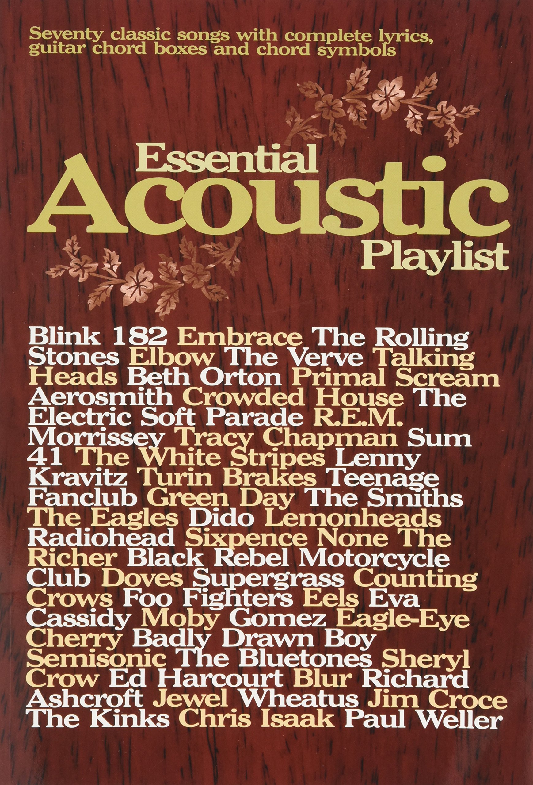 Essential Acoustic Playlist Guitar Chord Songbook Amazonco