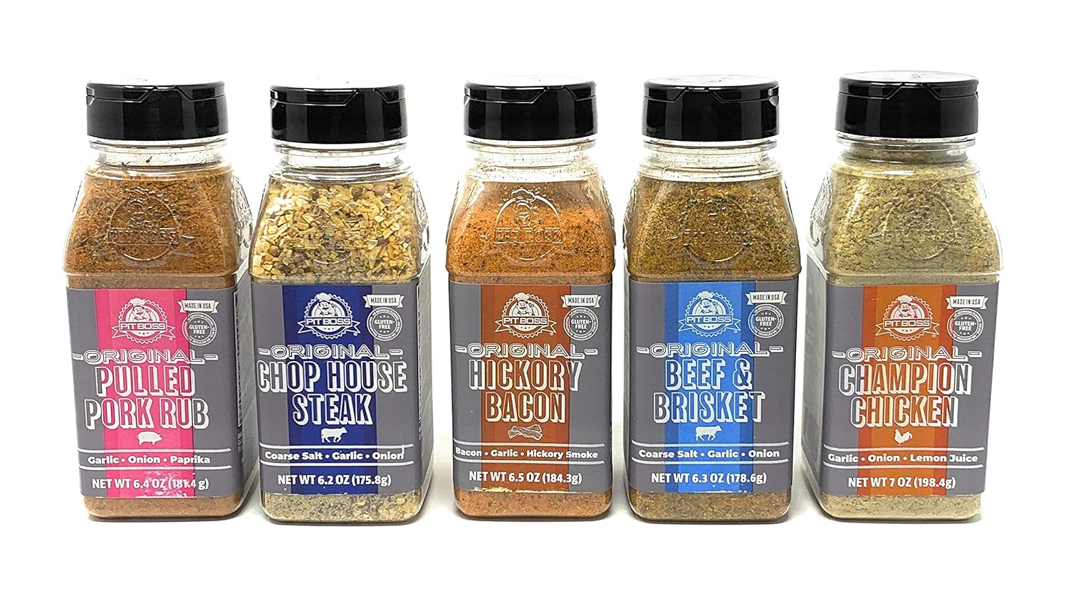 Pit Boss Original Barbecue Seasoning Variety Pack of 5
