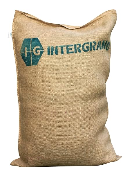 Liza Line Großes Jutesack Kaffeesack Deko Sitzkissen. Dekoratives