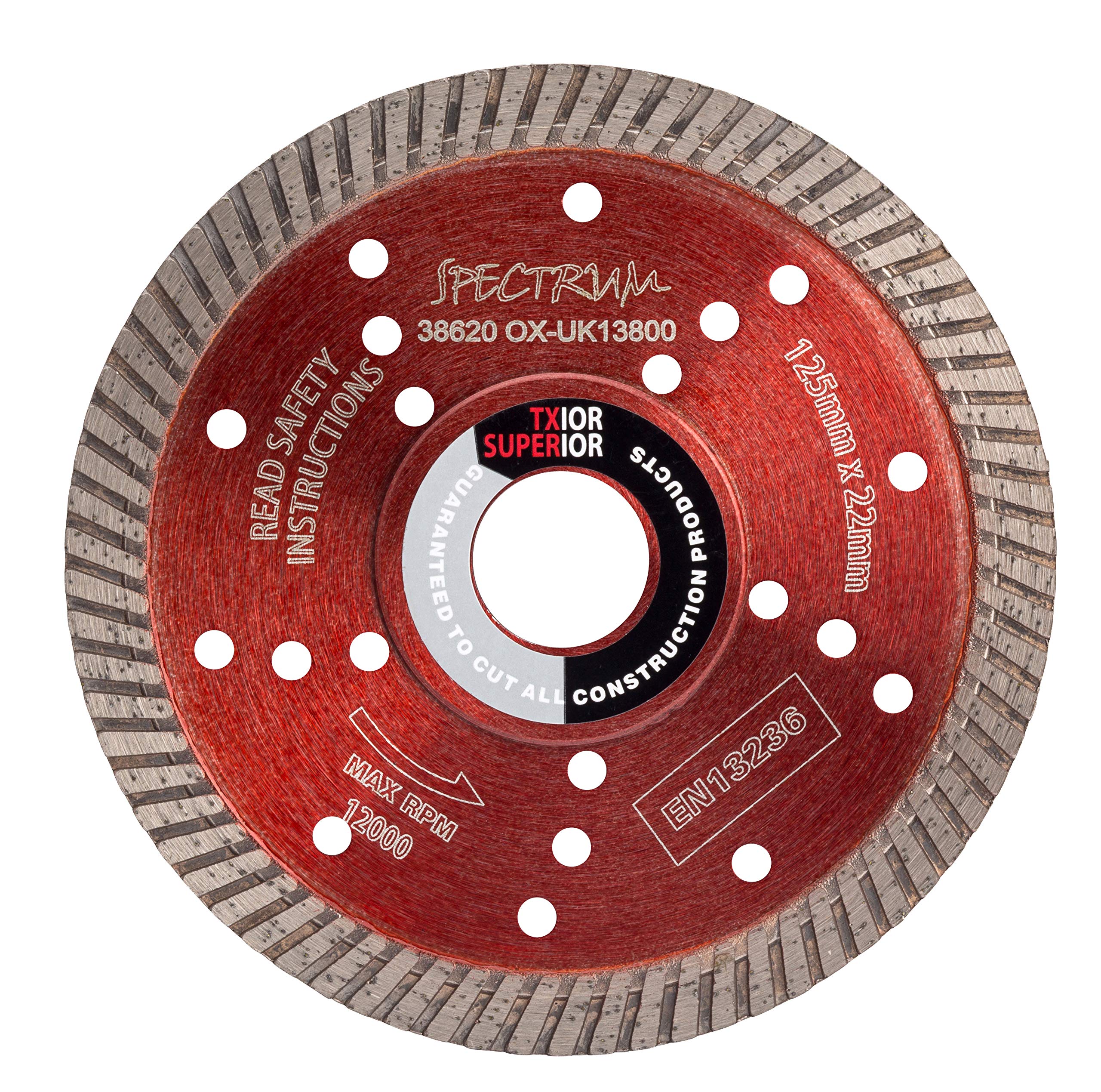 Spectrum 10mm General Purpose Diamond Blade - 125/22.23mm