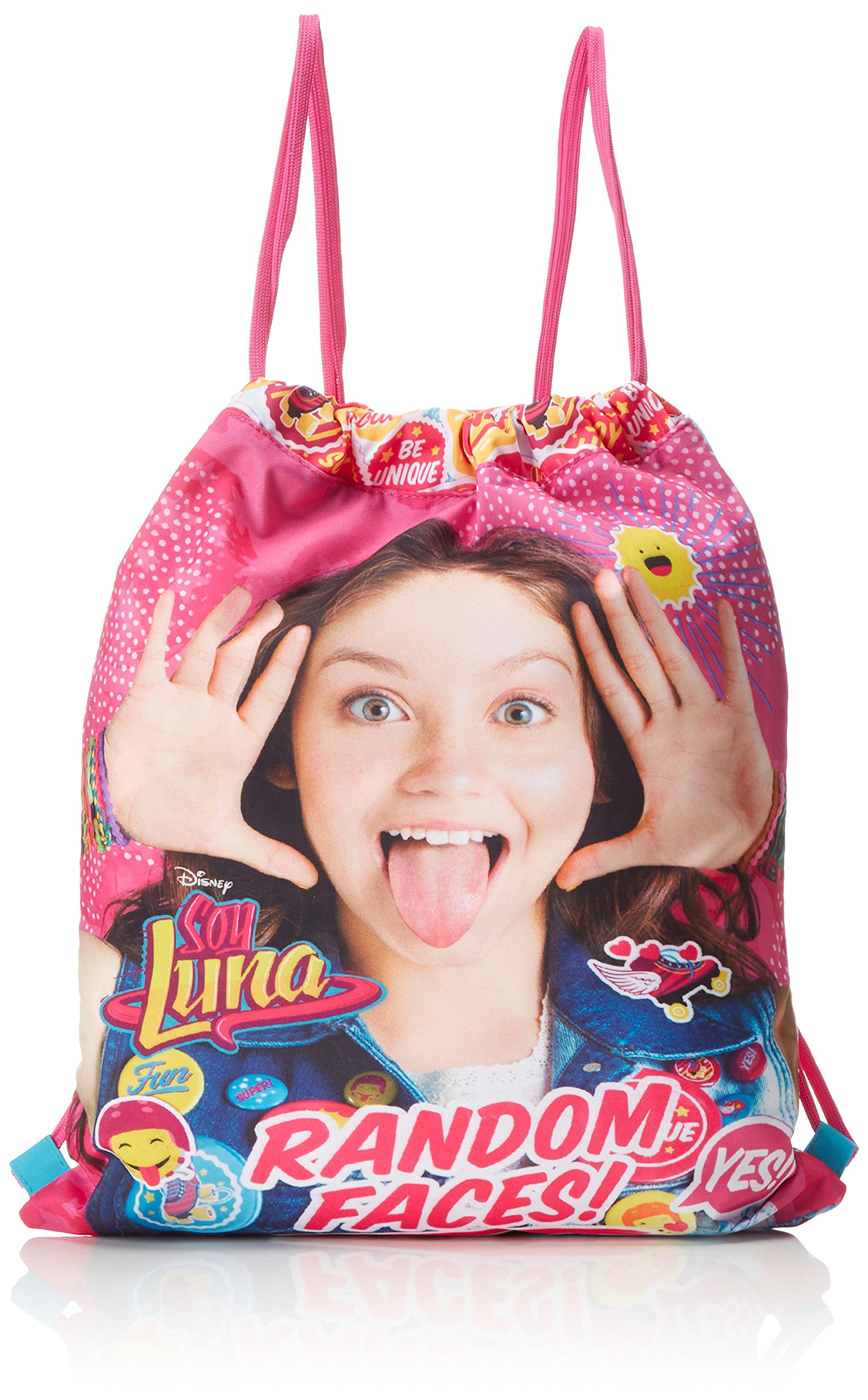 Soy Luna Official Large Cloth Bag With Strings