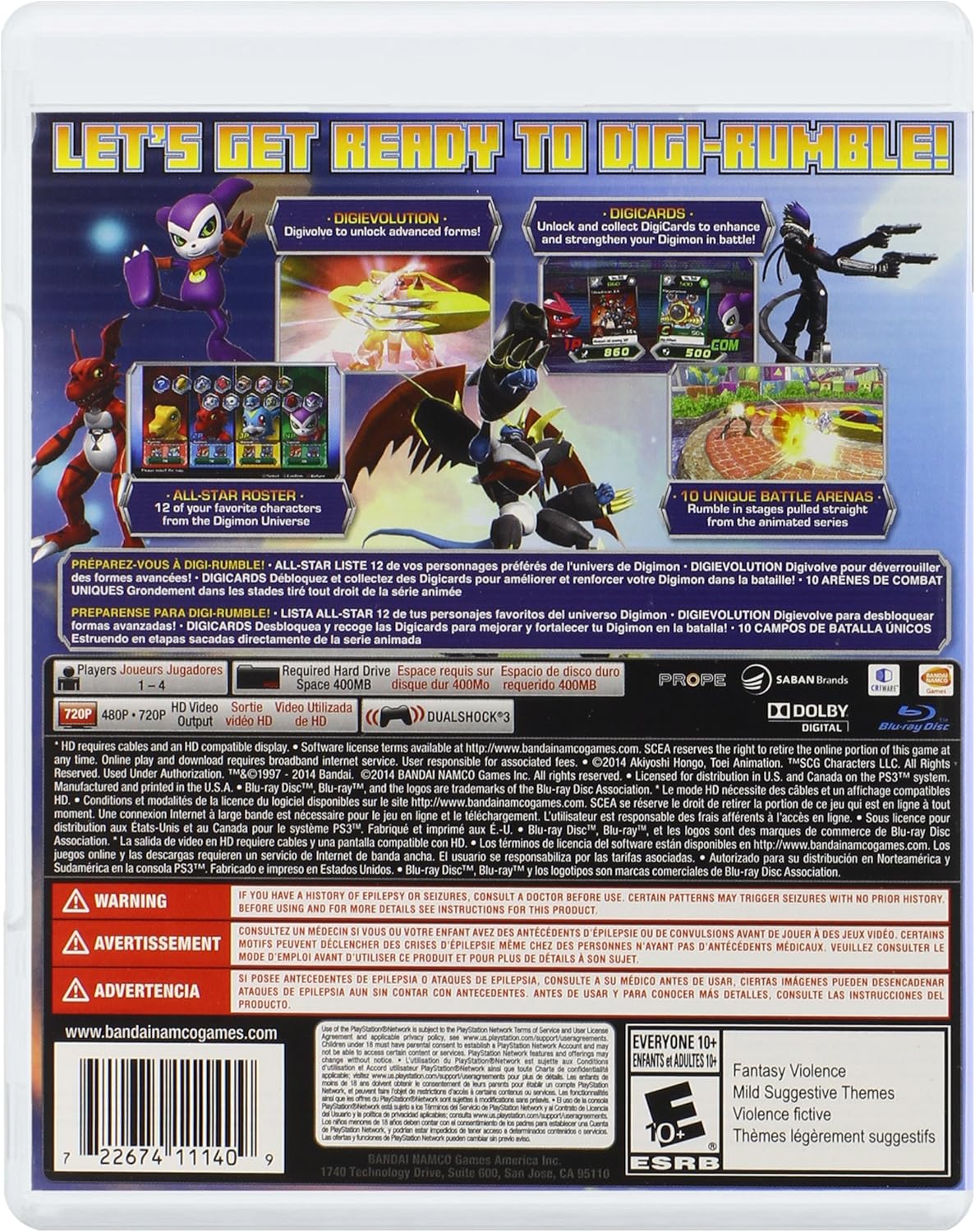 Amazon Digimon All Star Rumble 輸入版 北米 Ps3 ゲームソフト