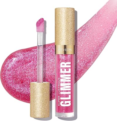 Revlon Super Lustrous Glimmer Gloss Hydrating 3D Shine Rose Glow 39% Hydration
