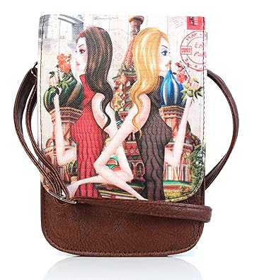 Stylish Mobile Pouch Sling Bag for girls to carry phone and cards in style