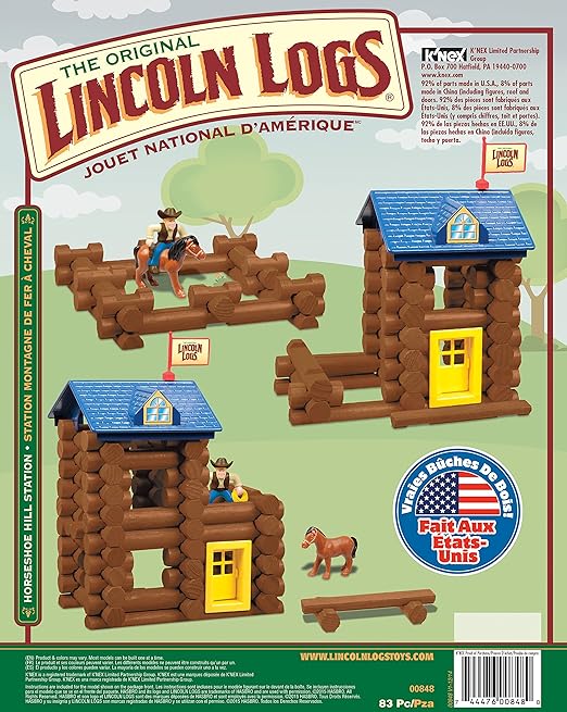 lincoln logs 83 piece