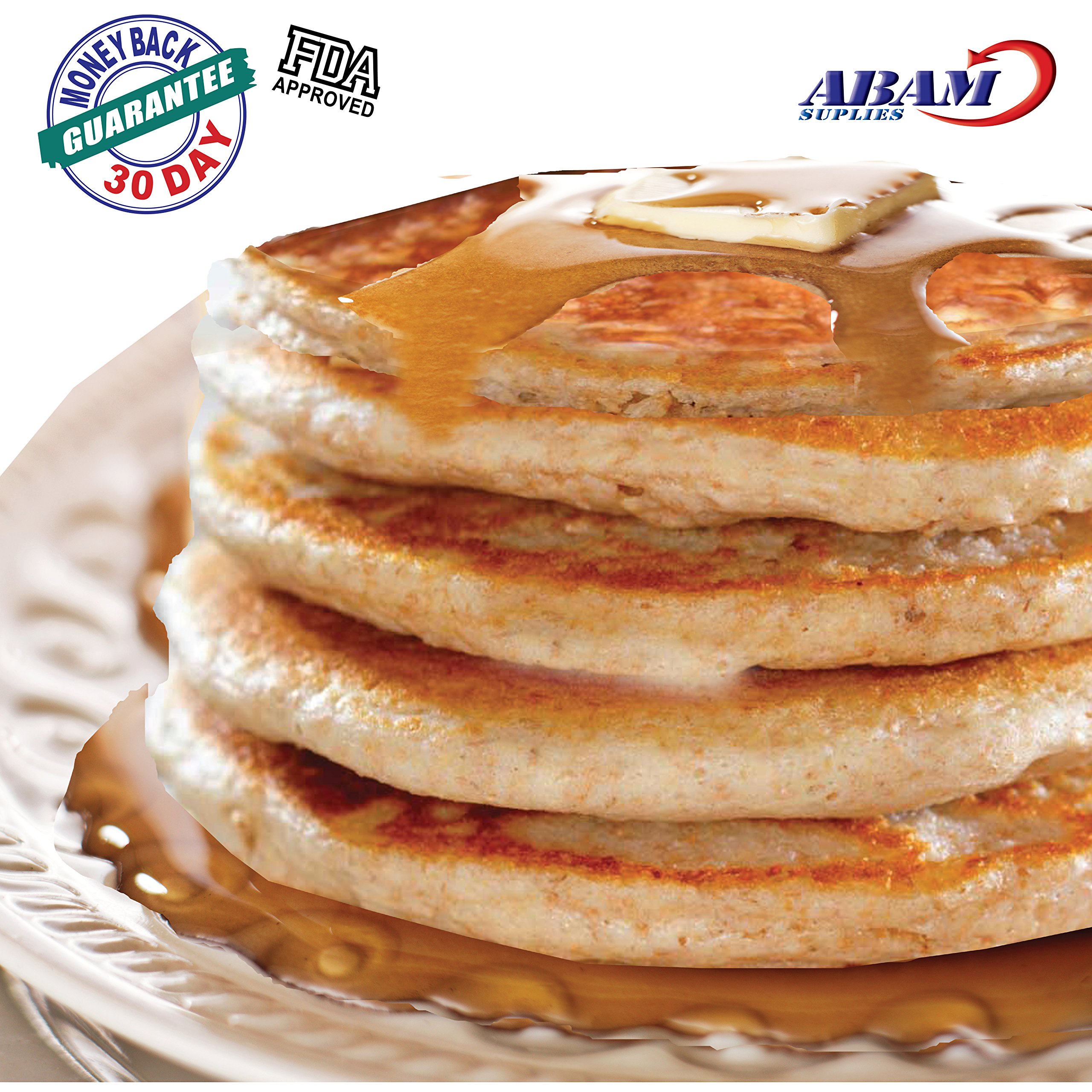 PROFESSIONAL Silicone Egg Ring- Pancake Breakfast Sandwiches - Benedict Eggs - Omelets and More Nonstick Mold Ring Round, Blue (4-pack)