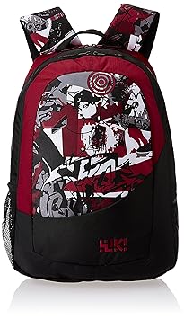 Wildcraft Rapper Nylon Wiki Rapper Hiphop Red Laptop Backpack