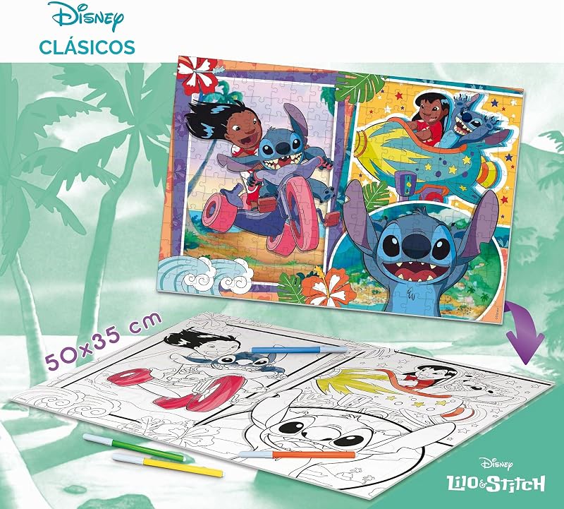 - Lilo y Stitch - Puzzle Doble Cara 250 Piezas - Desde 7 Años — foto 4 de 4