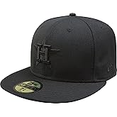 New Era Men's Houston Astros Cooperstown Black 59FIFTY Fitted Cap