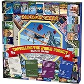 Travelling The World Pursuit - Fun Family Trivia Board Game for Kids and Adults