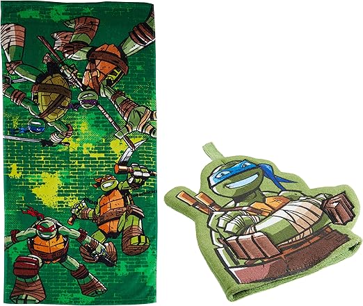 Amazon Com Nickelodeon Teenage Mutant Ninja Turtles 2 Piece Bath