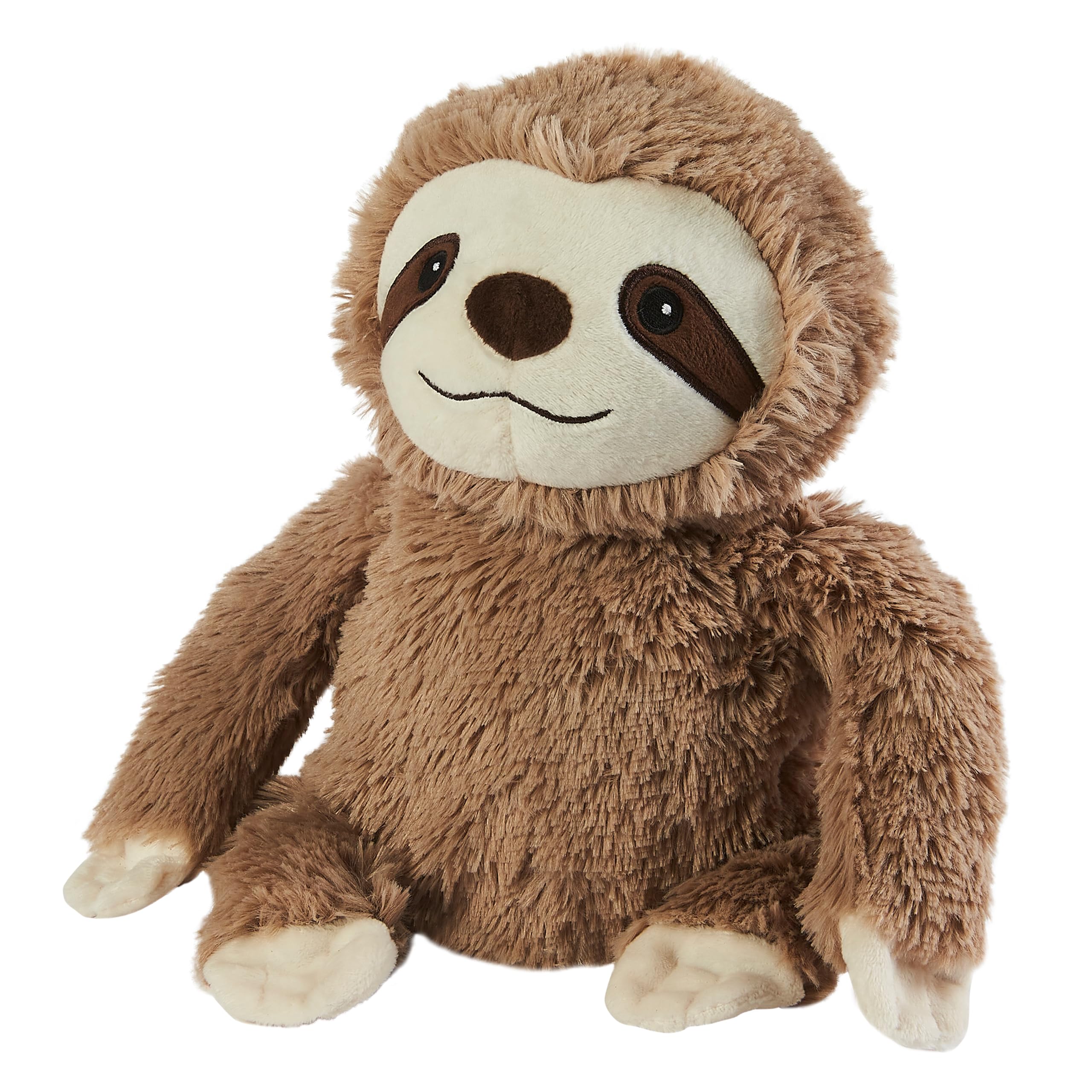 Warmies Plush Brown Sloth Microwavable Weighted Teddy with French Lavender Scent, Hot or Cold for Cool Relaxation and Warm Relief