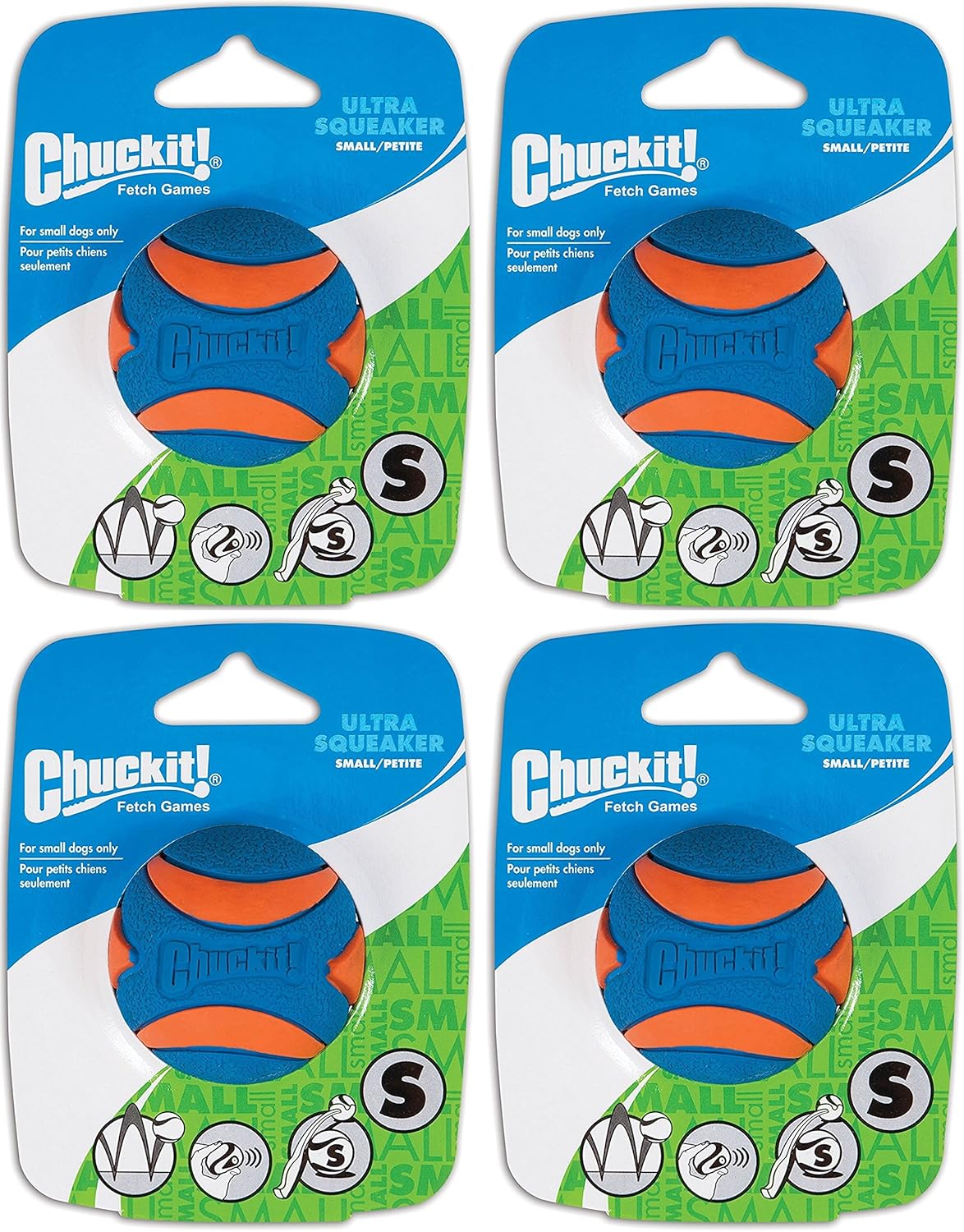 chuckit ultra squeaker ball small