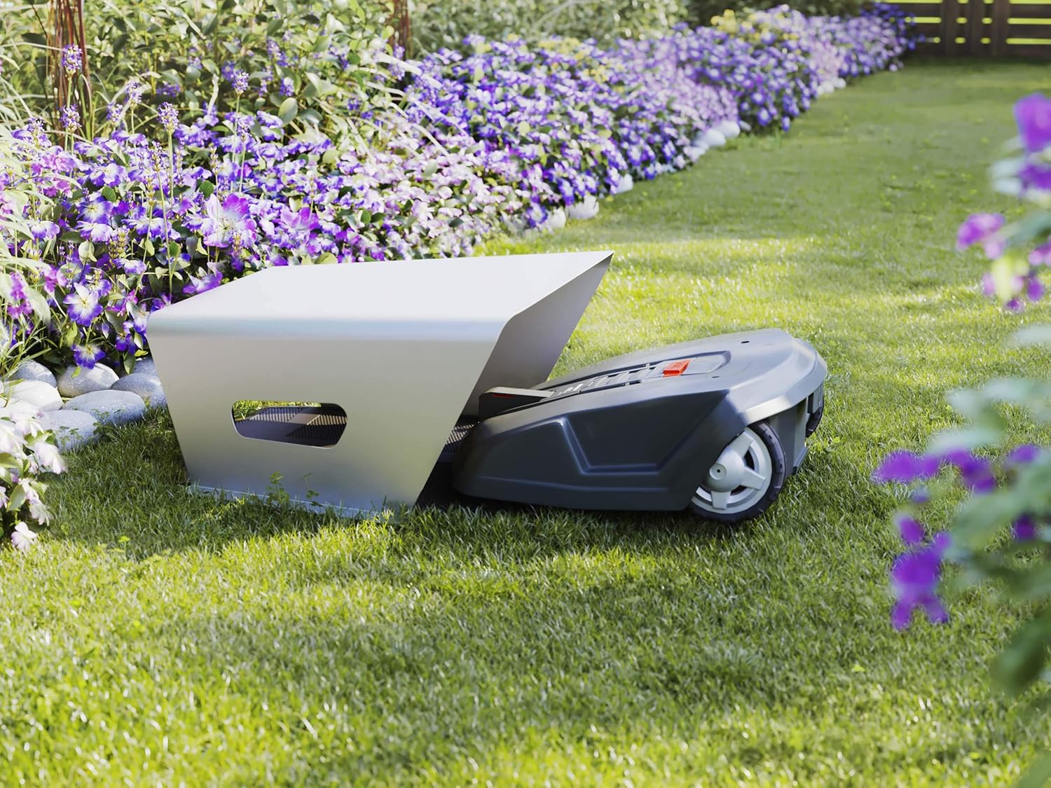 MOWHOUSE Robot Lawnmower Garage Shelter AllWeather Protection House