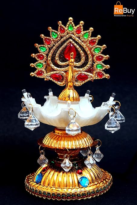 REBUY Attractive Electric Diya/Deepak/Deep for Home & Office Decor