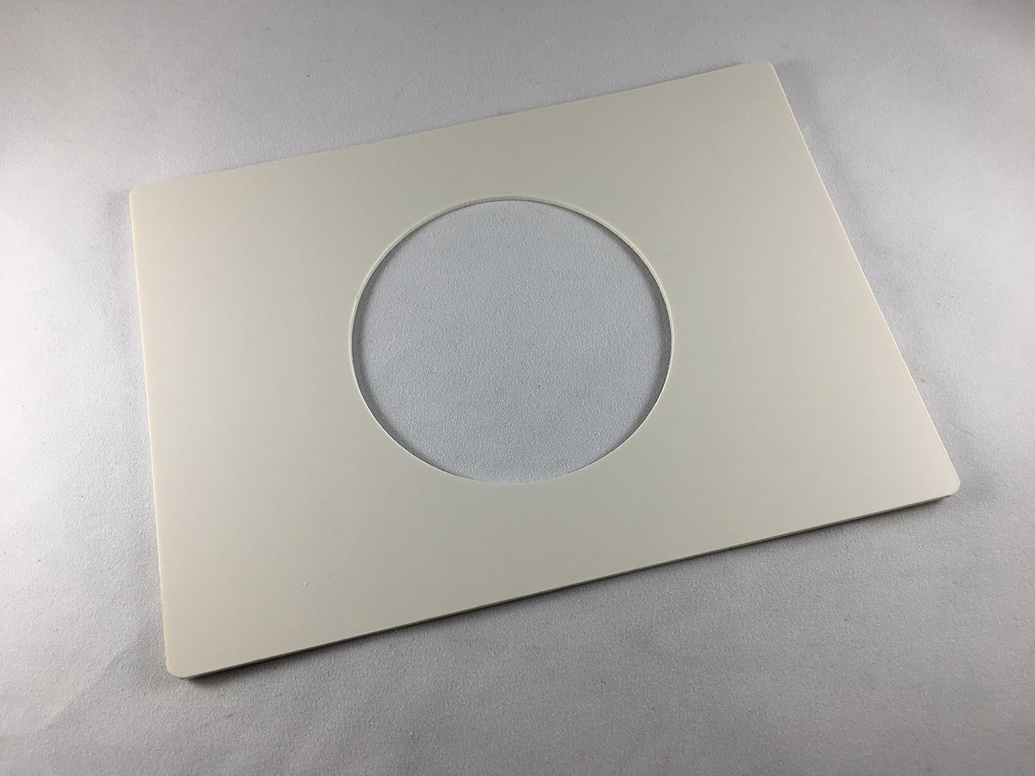 Decorative Rectangle E Nest Thermostat Wall Plate Almond