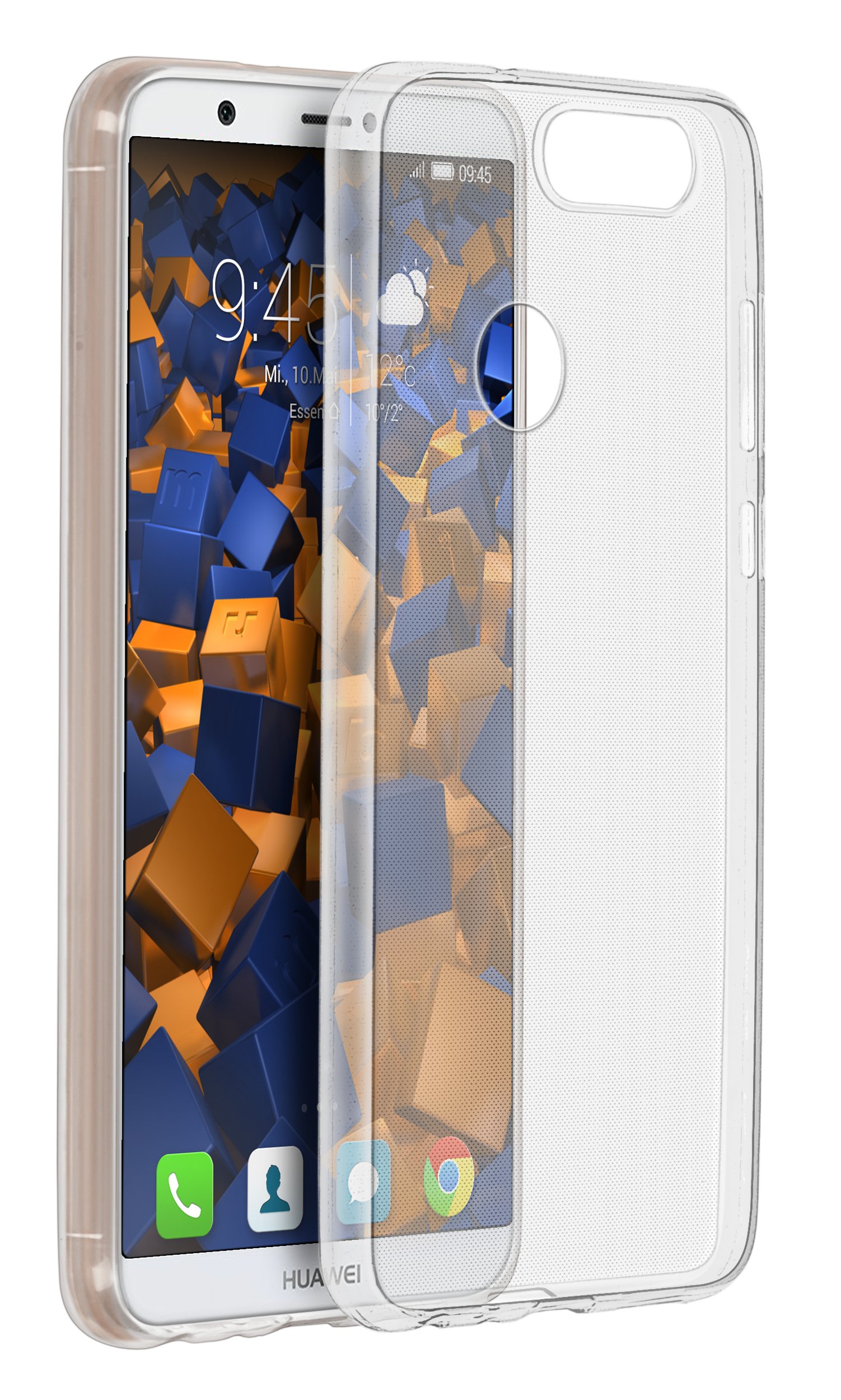 mumbi Case Compatible with Huawei P Smart Mobile Phone Case Slim Transparent — image 1