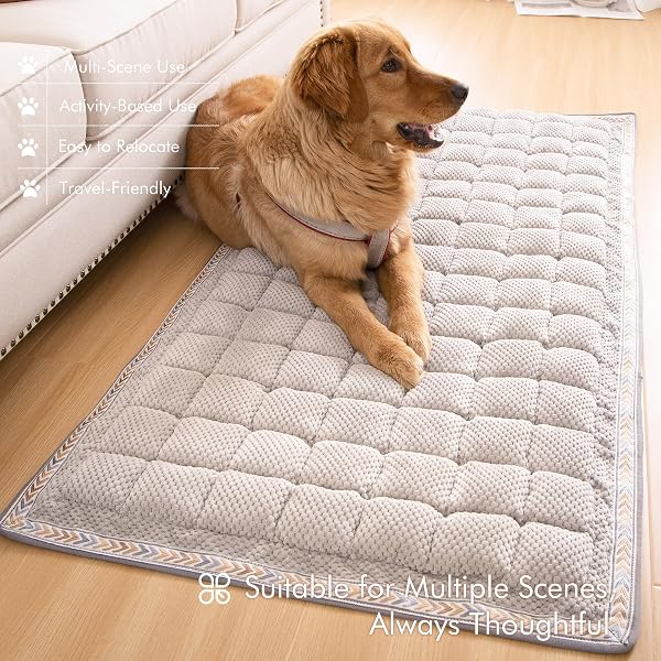 NESTLYMOLY COUCH COVER FOR SOFA, SECTIONAL COUCH COVER FOR DOGS, SOFA COVER WASHABLE, CUSHION COVER BLANKET PAD BED MAT FOR PETS, CHENILLE FURNITURE PROTECTOR, GREY, 27.6X70.9IN