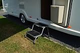 Maypole Silver Double Caravan Step Reinforced Steel 150Kg Load EN14183 view 3