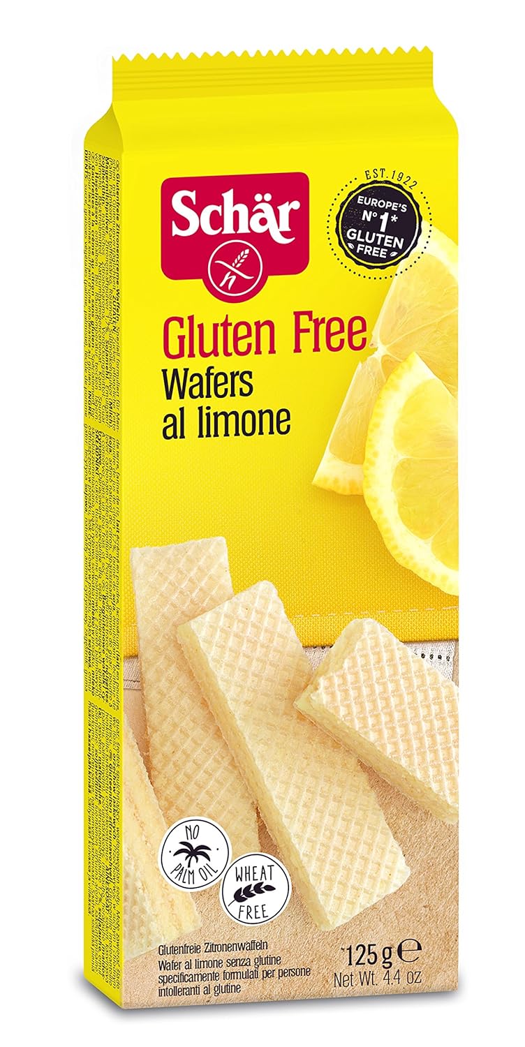 Schar Gluten Wafers Lemon 125g Amazon.co.uk Health & Personal Care