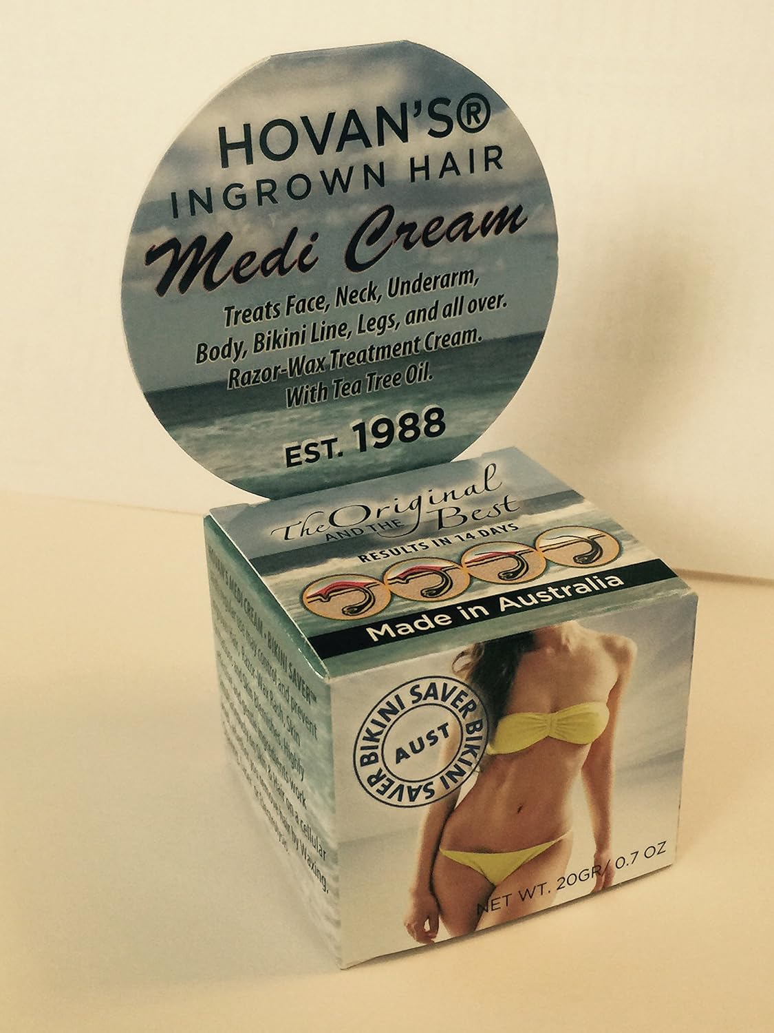 Amazon Com Bikini Saver Plus In Grow Medi Cream 0 7 Oz Shaving