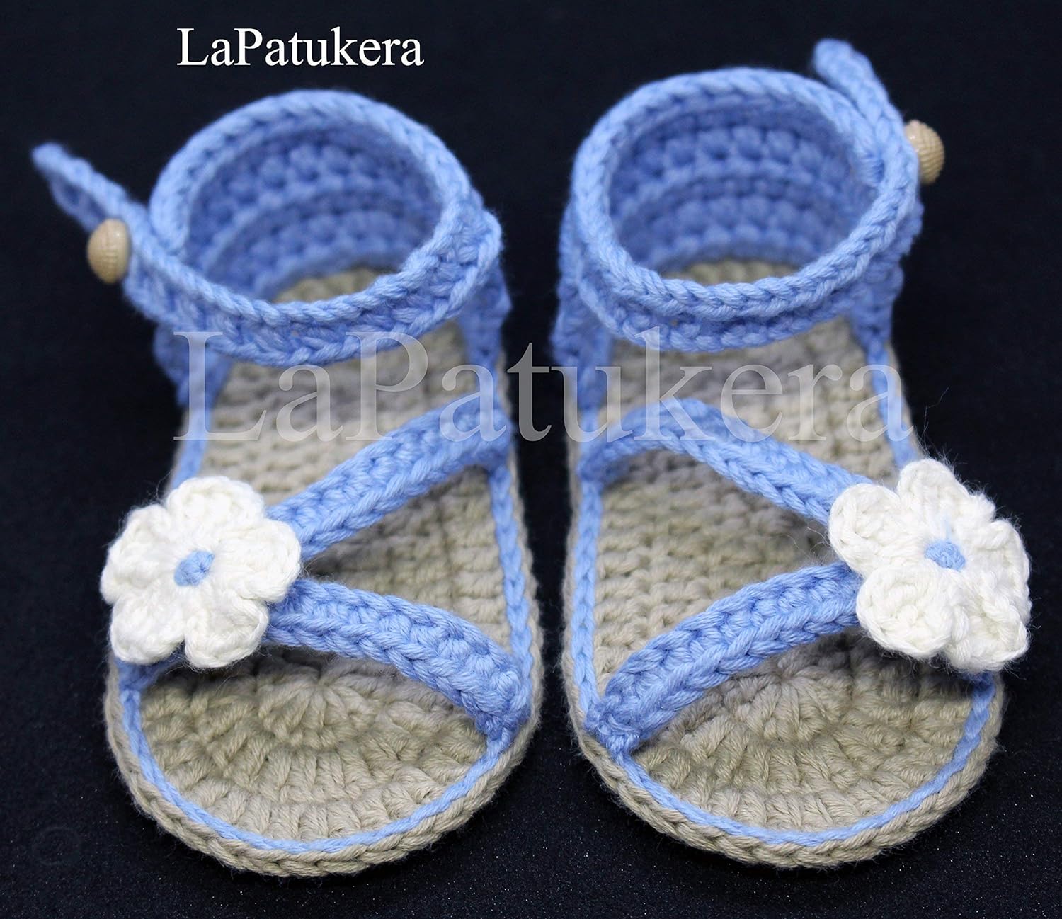 Sandales Modele Bottillons D Iatlia Tailles 0 12 Mois A La Main En Espagne 100 Coton Couleur A Choisir Avec La Fleur Correspondante Bebe Chaussures De Bebe Au Crochet Bebe Et Puericulture Produits Handmade
