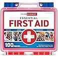 Care Science First Aid Kit, 100 Pieces | Professional Use for Travel, Work, School, Home, Car, Survival, Camping, Hiking, and