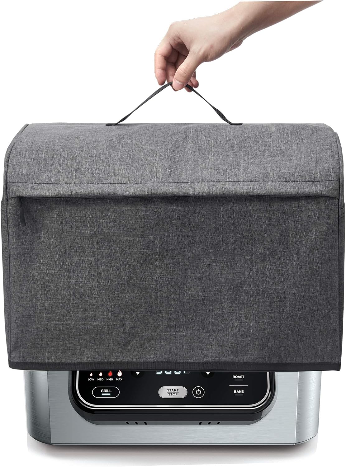 Machine Washable Gray BGDDG Dust Cover with Pockets Compatible with