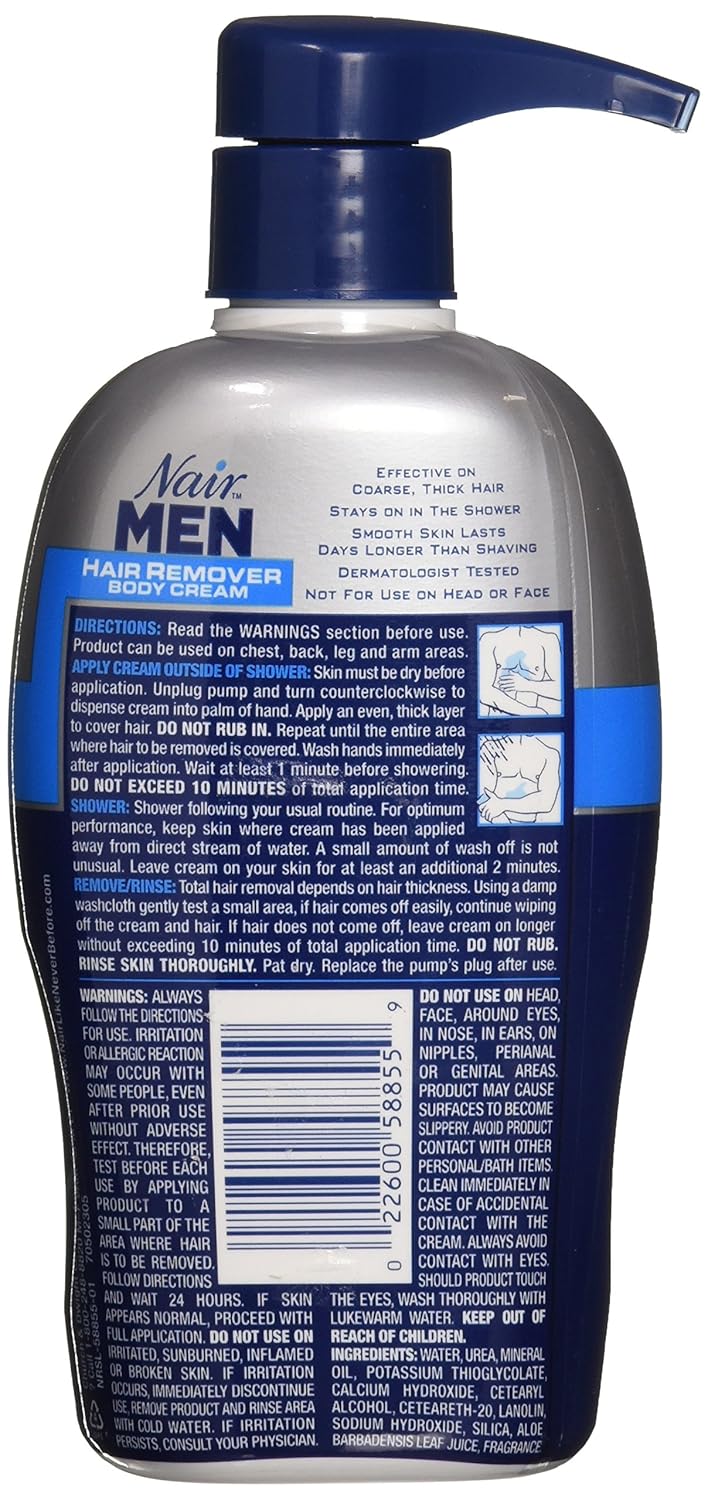 Amazon Com Nair Men Hair Removal Cream 2 Count Beauty