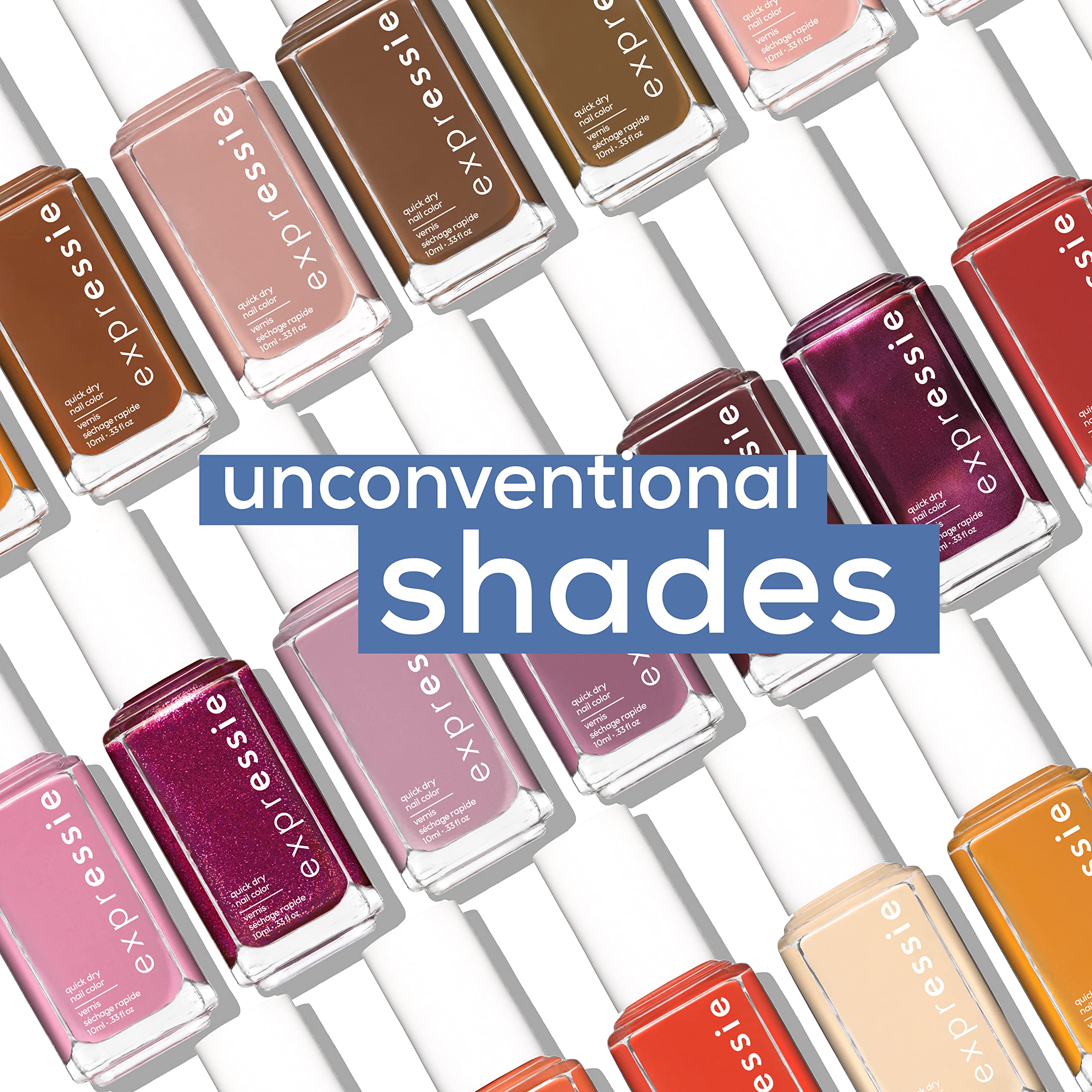 Essie expressie, Quick-Dry Nail Polish, 8-Free Vegan, Bright Lilac, Sk8 With Destiny, 0.33 fl oz - Image 8