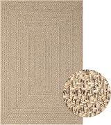 the carpet Kansas Indoor/Outdoor Rug – Natural Jute Look 140 x 200 cm view 3