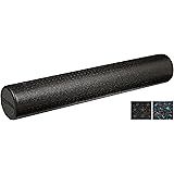 AmazonBasics High-Density Round Foam Roller, Black and Speckled Colors