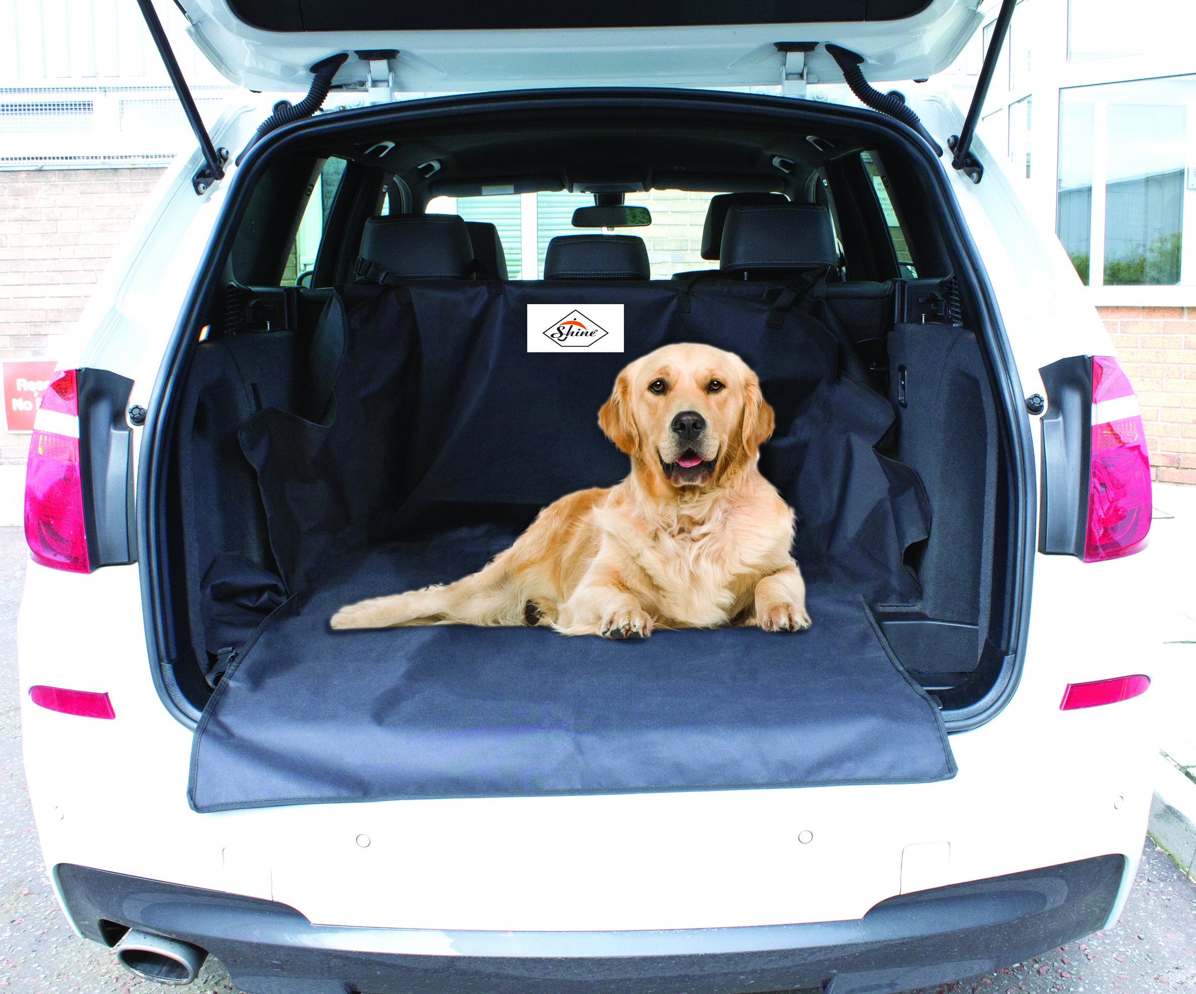 SHINE Car Rear Back Seat Cover Boot Protector Pet Cover Liner Protector Durable- Heavy Duty