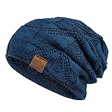 PAGE ONE Mens Winter Slouchy Beanie Warm Fleece