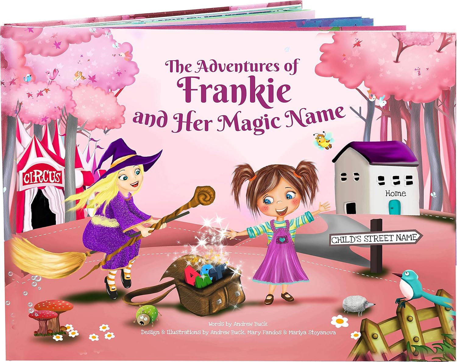 book with child's name in story