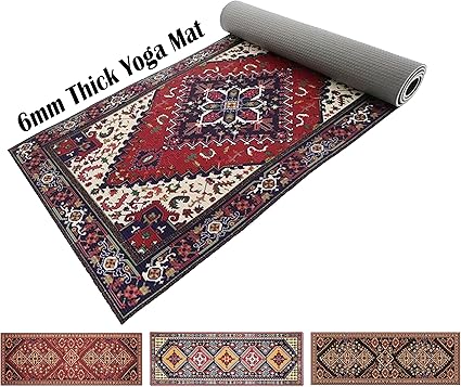 thick yoga mats with designs