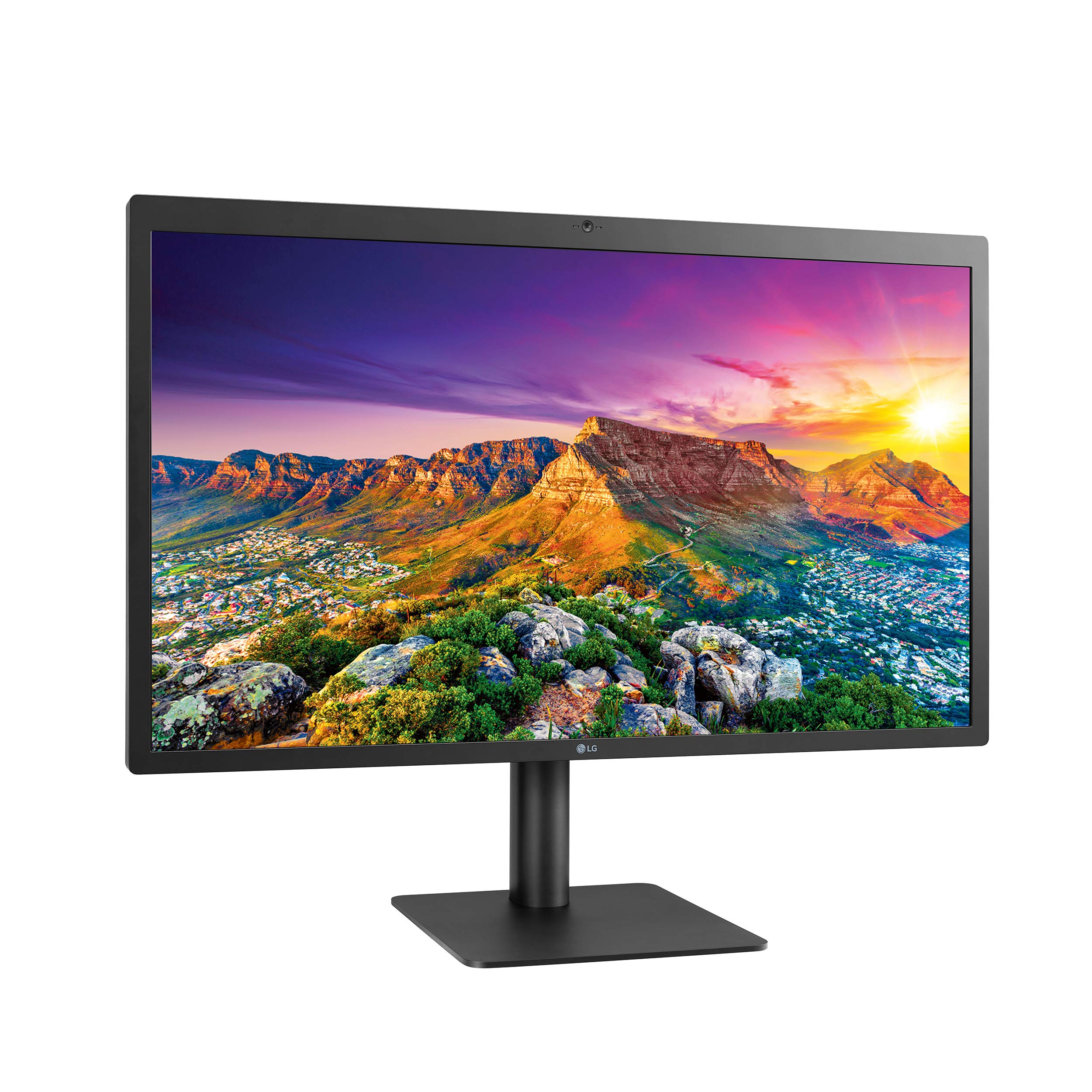 LG 24MD4KL-B 24 Inch Ultrafine UHD (3840 x 2160) IPS Monitor, P3 Wide Color Gamut 500 nits Brightness, Thunderbolt 3 (x2), USB-C Ports (x3), Height/Tilt Adjustable Stand,Black